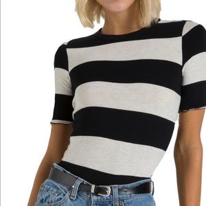 n:Philanthropy Siri striped print bodysuit